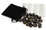Black Agate Runes - Lohas New Age Store